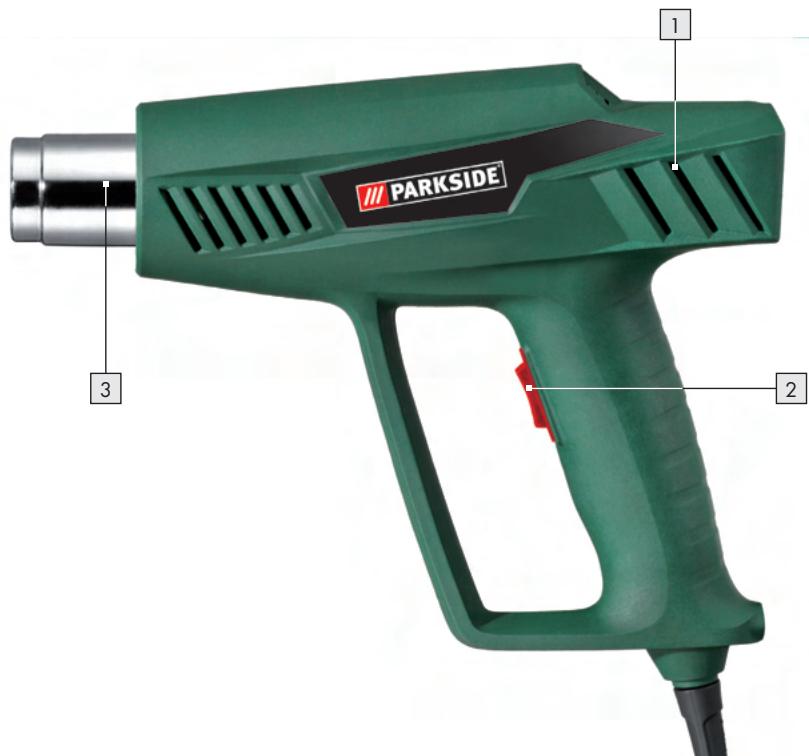 PARKSIDE KH 3040 HEAT GUN - GB IE CY - 1