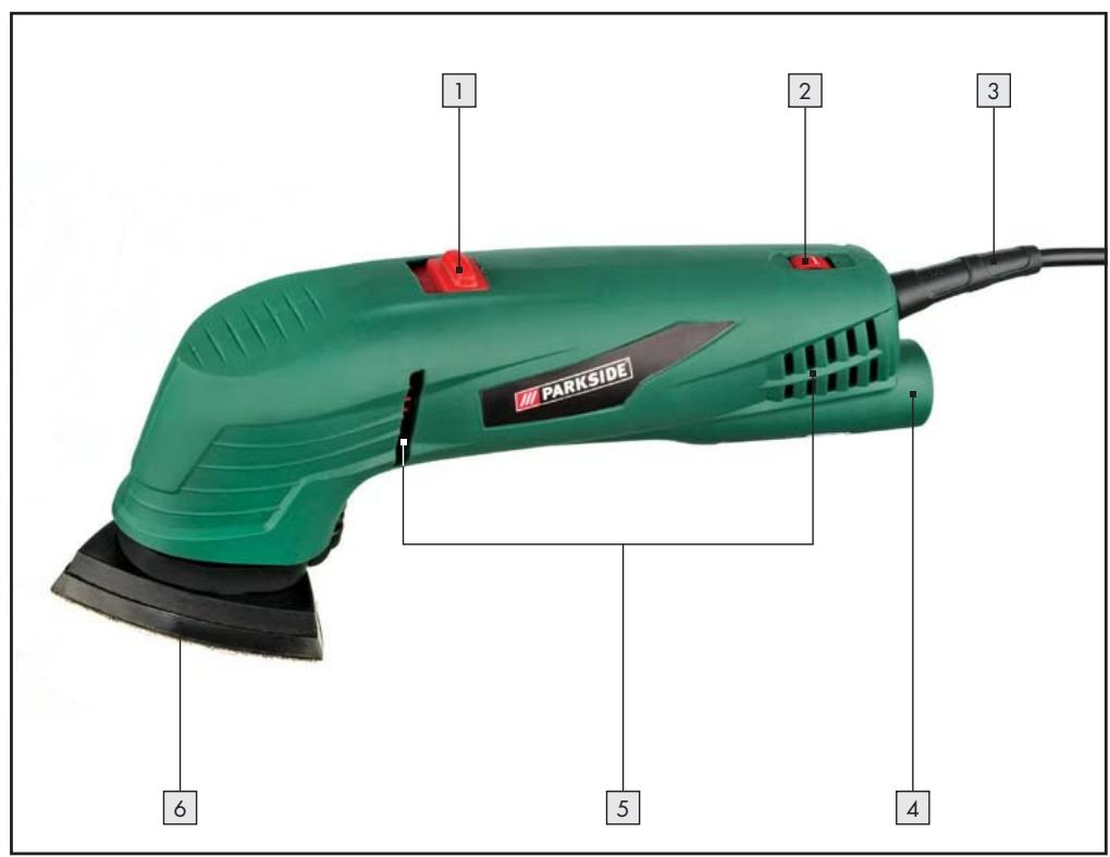 PARKSIDE KH 3051 DELTA SANDER - DELTAHIOMAKONE - 1