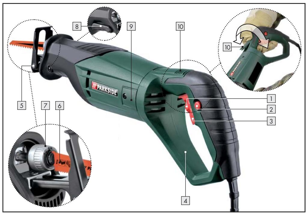 PARKSIDE KH 3052 SABRE SAW - 1