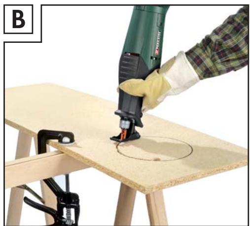 PARKSIDE KH 3052 SABRE SAW - 3
