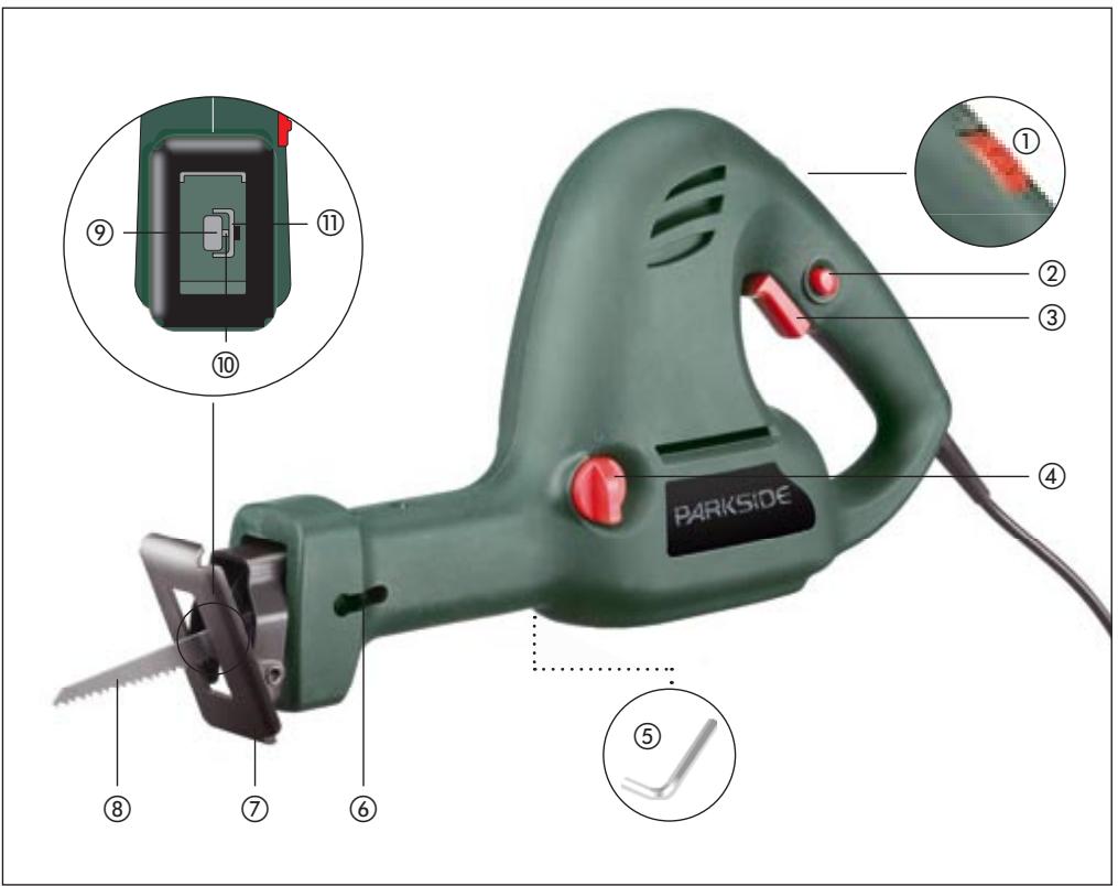 PARKSIDE KH 3136 SABRE SAW - 3