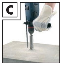 PARKSIDE KH 3143 2-SPEED HAMMER ACTION DRILL - 5