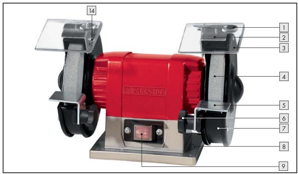 PARKSIDE KH 3167 BENCH GRINDER - 1