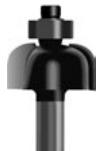 PARKSIDE KH 3169 ROUTER - Slot cutter, with two cutting edges: - 3