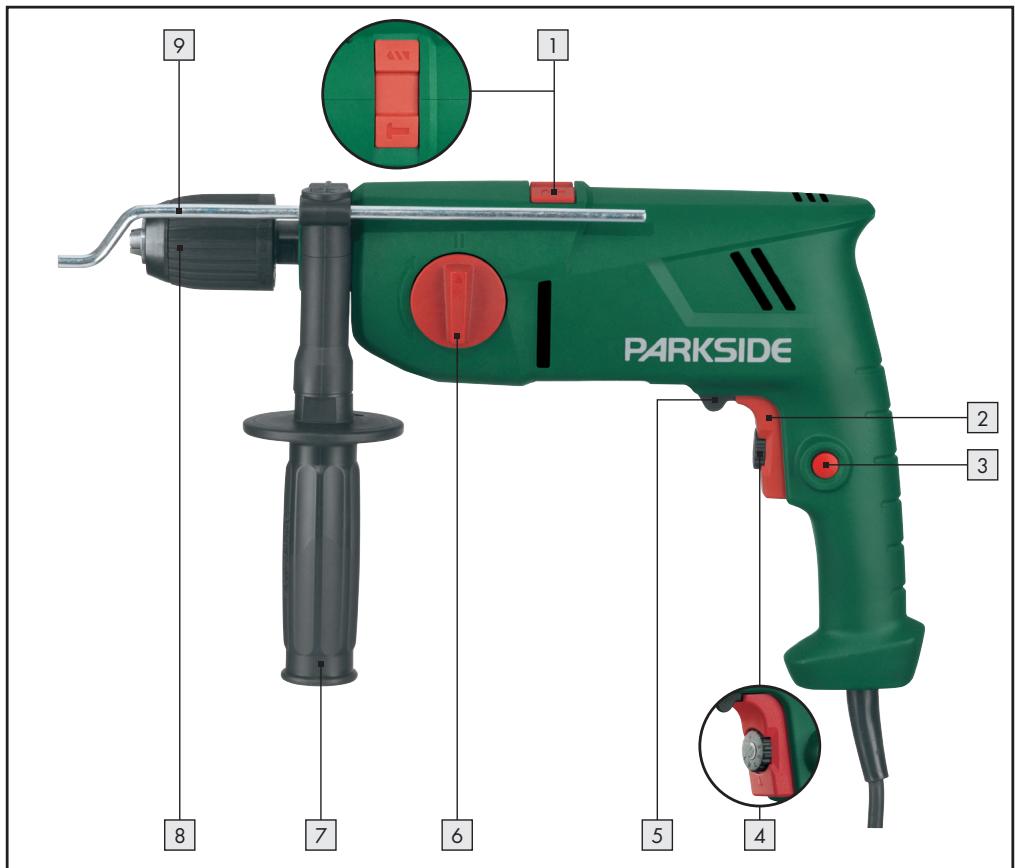 PARKSIDE KH 3184 2-GEAR HAMMER DRILL - 1