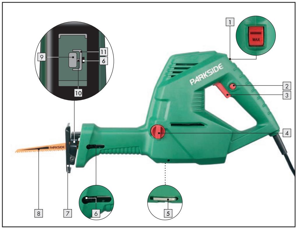 PARKSIDE KH 3189 SABRE SAW - 2