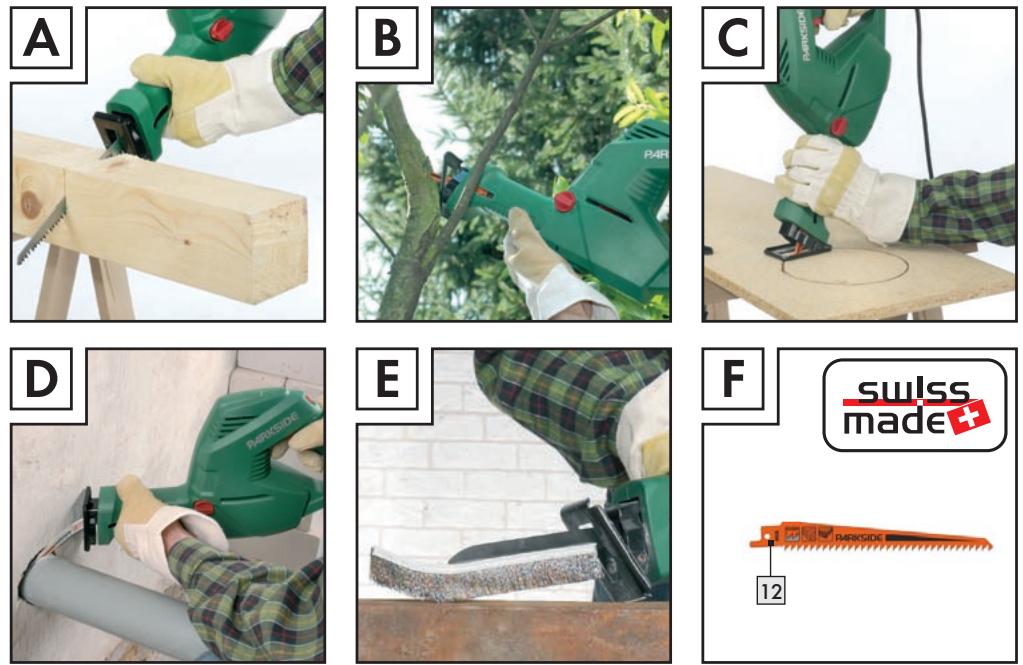 PARKSIDE KH 3189 SABRE SAW - 3