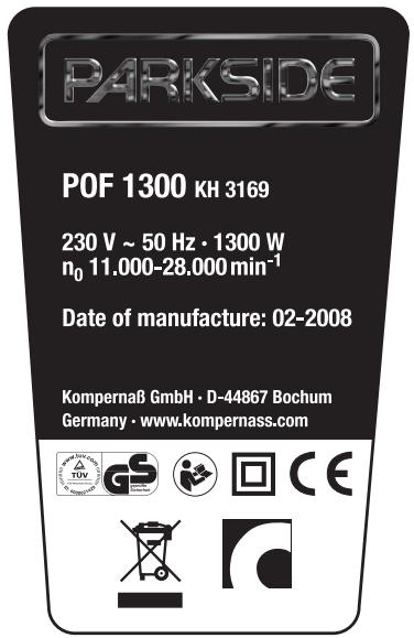 PARKSIDE PEC 200 - Utilizar proteção de ouvidos! - 1