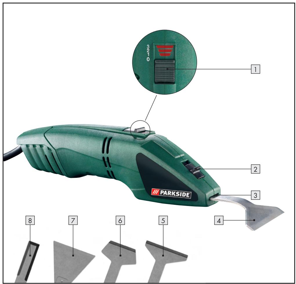 PARKSIDE PEC 200 SE - ELEKTRISCHE SCHRAPER - 1