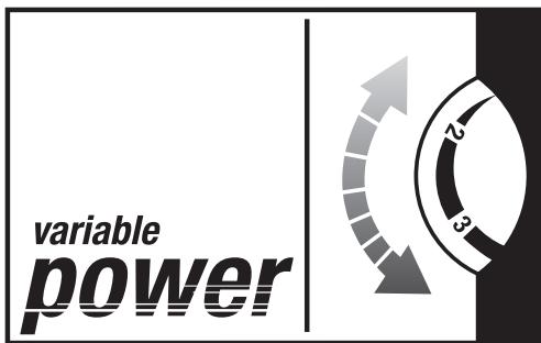 PARKSIDE PET23 VARIO - Nastawianie sity uderzenia - 1