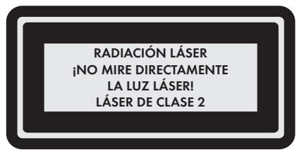 PARKSIDE PHKS 1450 - iADVERTENCIA! Protejase de la radiación láser: - 2