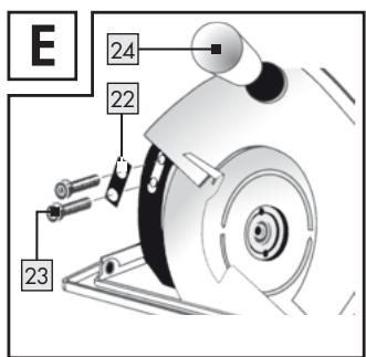 PARKSIDE PHKS 1450 - SIERRA CIRCULAR DE MANO SEGA CIRCOLARE MANUALE - 10