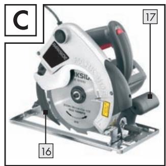 PARKSIDE PHKS 1450 - SIERRA CIRCULAR DE MANO SEGA CIRCOLARE MANUALE - 8