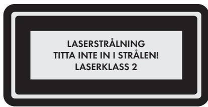 PARKSIDE PHKS 1450 LASER - WARNING! Skydda dig for laserstålning: - 2