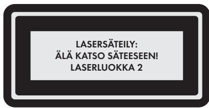PARKSIDE PHKS 1450 LASER - VAROITUS! Suojaa itseäsi lasersäteiltä: - 2