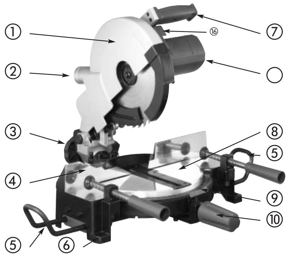 PARKSIDE PKGS 1400 CROSSCUT MITRE SAW - 1