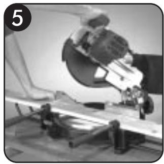 PARKSIDE PKGS 1400 CROSSCUT MITRE SAW - 6