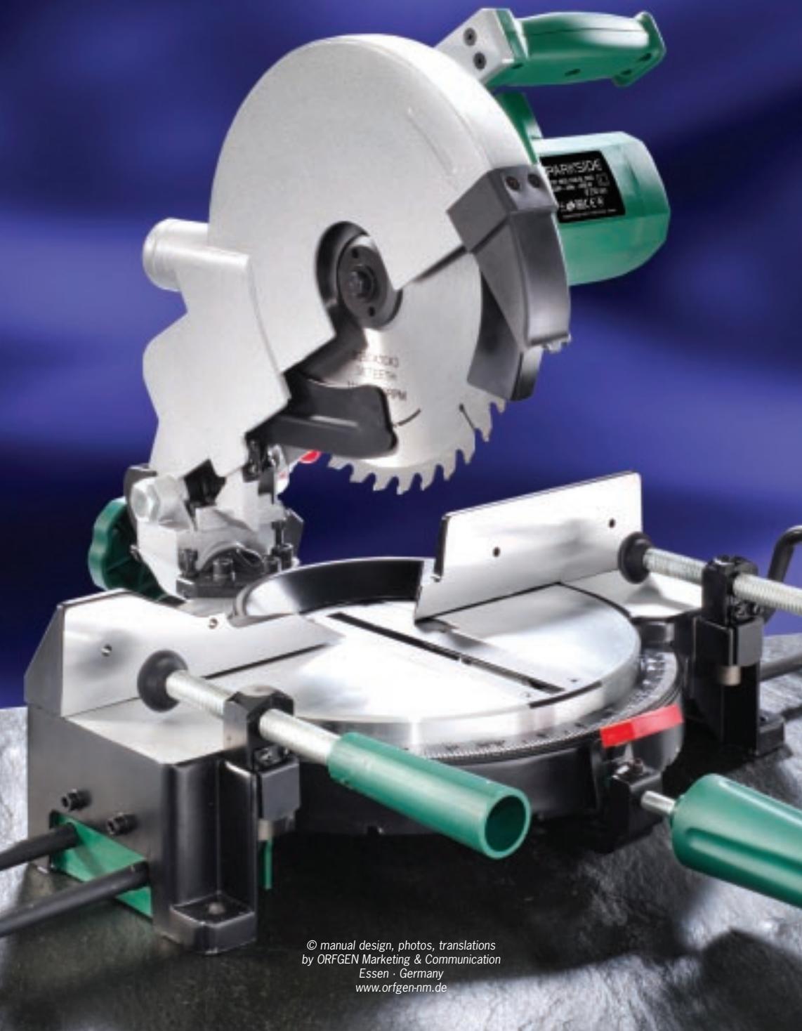 PARKSIDE PKGS 1400 CROSSCUT MITRE SAW - PARKSIDE - 1