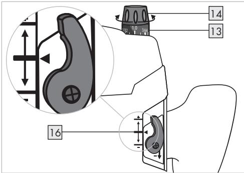 PARKSIDE POF1300 - Ustawienie zgrubne glębokość frezowania - 1
