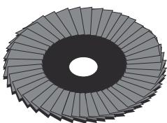 PARKSIDE PWS 1010 - - Disque à lamelles en éventail pour métal - 1