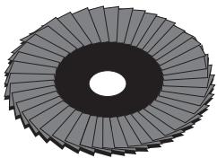 PARKSIDE PWS 1200 - Lamellenschijven voor metaal - 1