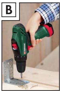 PARKSIDE PABS 10.8 A1 LITHIUM-ION CORDLESS DRILL - 3