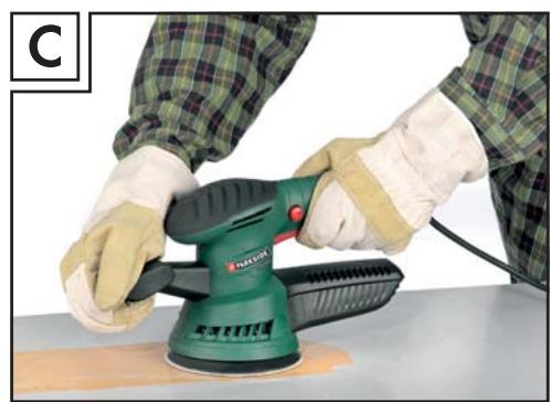 PARKSIDE PEXS 270 A1 RANDOM ORBITAL SANDER - EPAKESKOHIOMAKONE - 4