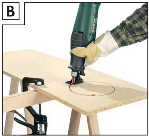 PARKSIDE PFS 710 A1 SABRE SAW - PUUKKOSAHA - 3