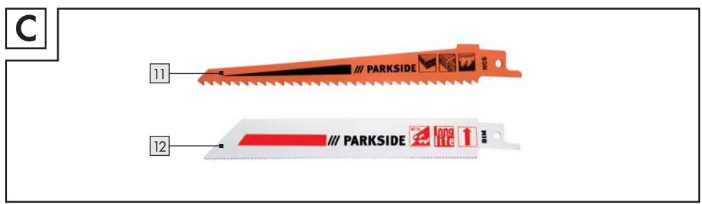 PARKSIDE PFS 710 A1 SABRE SAW - PUUKKOSAHA - 4