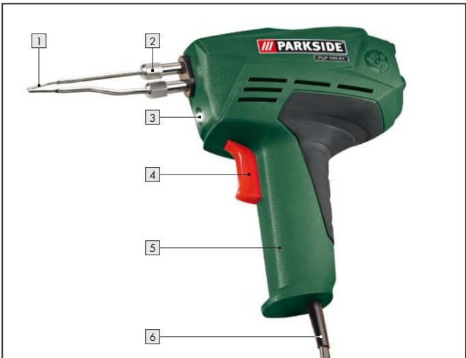 PARKSIDE PLP 100 A1 SOLDERING GUN - 1