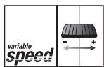 PARKSIDE PSTK 730 A1 - - Setting the speed - 1