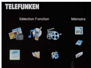TELEFUNKEN DPF 10331 - Configuração calendário - 1