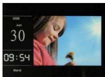 TELEFUNKEN DPF 10331 - - Modo de visualização do calendário - 2