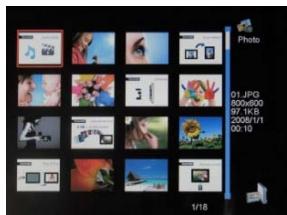 TELEFUNKEN DPF 10331 - - Copia delle fotto alla modalità thumbnail - 1