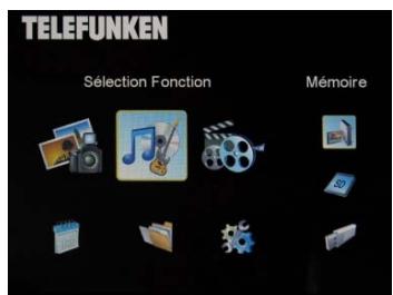 TELEFUNKEN DPF 7331 - Musik (nur bei DPF 7911, DPF 7331, DPF 9331 und DPF 10331) - 1