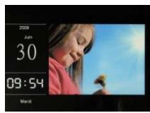 TELEFUNKEN DPF 7331 - Calendar display mode - 3