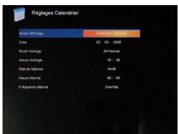 TELEFUNKEN DPF 7331 - Configuração calendário - 2