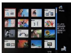 TELEFUNKEN DPF 7331 - - Uw Foto's verwijderen vanuit miniatuurmodus - 1