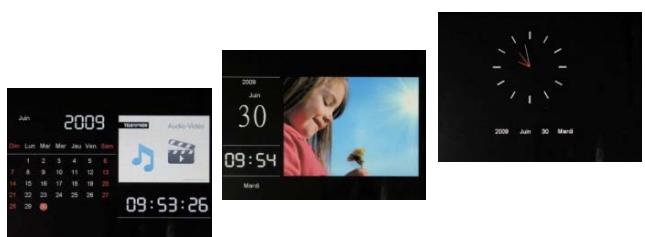 TELEFUNKEN DPF 7331 - Configuración delcalendario - 3