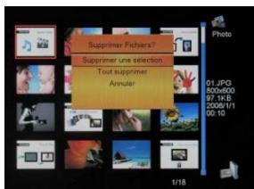 TELEFUNKEN DPF 7331 - Löschen von Fotos - 3