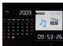 TELEFUNKEN DPF 7331 - Calendar display mode - 2