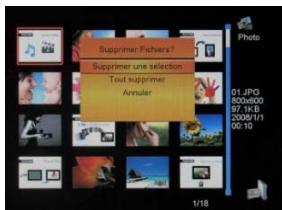 TELEFUNKEN DPF 9321 - - Eliminazione delle foto alla modalità thumbnail - 2