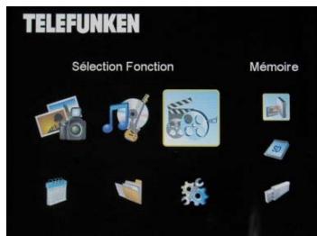 TELEFUNKEN DPF 9321 - Videos (sólo en DPF 7911, DPF 7331 DPF 9331 y DPF 10331) - 1