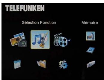 TELEFUNKEN DPF 9321 - Música (sólo en DPF 7911, DPF 7331 DPF 9331 y DPF 10331) - 1