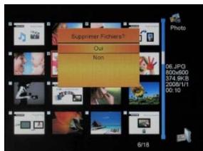 TELEFUNKEN DPF 9321 - Löschen von Fotos - 4