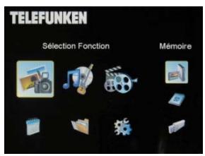 TELEFUNKEN DPF 9321 - Si el marco está encendido: - 1