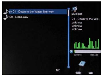 TELEFUNKEN DPF 9321 - - Visualizzazione dell'equalizzatore durante lagettura - 1