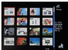 TELEFUNKEN DPF 9321 - - Delete your photos from the thumbnail mode - 1