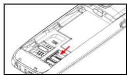 TELEFUNKEN TM400 - Insertion/retrait de la carte mémoire - 2