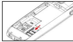 TELEFUNKEN TM400 - Insertion/retrait de la carte mémoire - 1